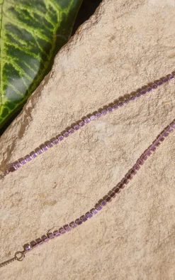 Lilac Diamante Belly Chain