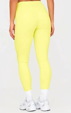 Lime Sculpt High Waist Gym Leggings