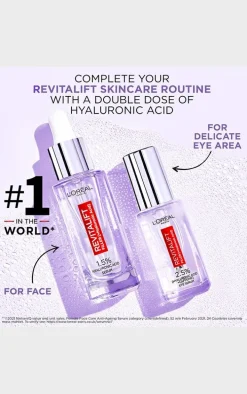 L'oréal Paris 2.5% Hyaluronic Eye Serum Revitalift Filler Eye Serum 20Ml