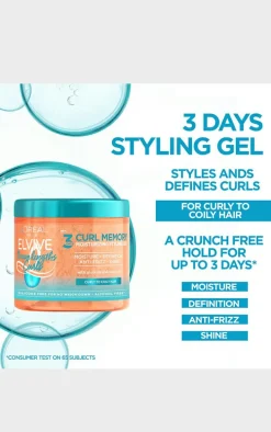 L'Oréal Paris Elvive Dream Lengths Curls 3 Days Moisturising Styling Gel 400ml