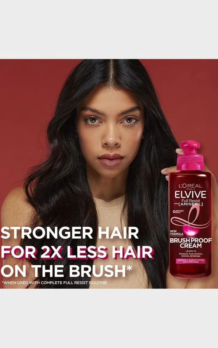 L'Oréal Paris Elvive Full Resist Brush-Proof Cream With Aminexil for Hair Fall Due to Breakage 200ml