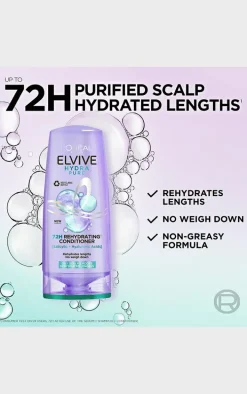 L'Oreal Paris Elvive Hydra Pure 72h Rehydrating Conditioner 400ml