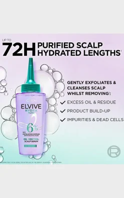 L'Oreal Paris Elvive Hydra Pure Exfoliating Pre-Shampoo Scalp Serum 102ml