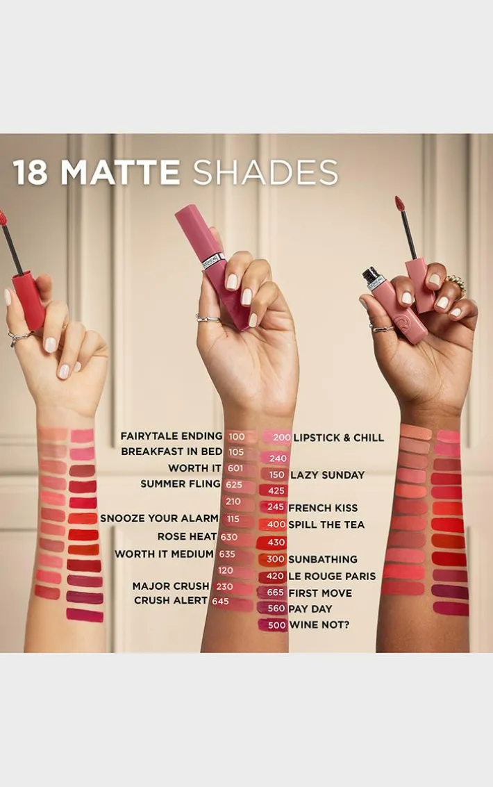 L'oreal Paris Matte Resistance Nude Attitude Shade 630 - Rose Heat