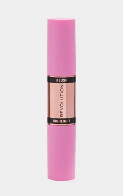 Makeup Revolution Blush & Highlight Stick Golden Shine