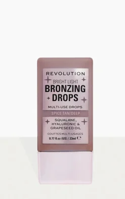 Makeup Revolution Bright Light Bronzing Drops Deep Bronze Spice