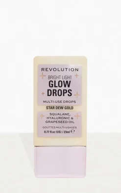 Makeup Revolution Bright Light Glow Bronzing Drops Golden Star Dew