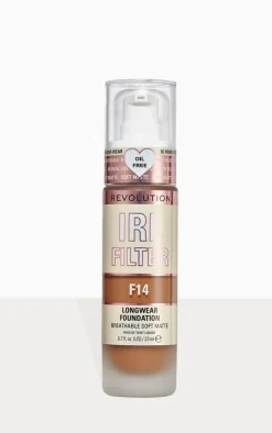 Makeup Revolution IRL Filter Longwear Foundation F14