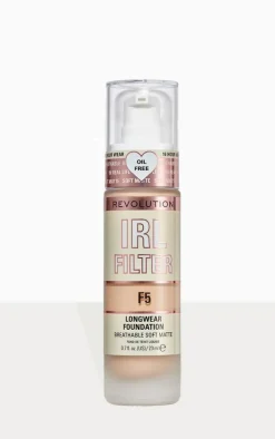 Makeup Revolution IRL Filter Longwear Foundation F5