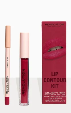 Makeup Revolution Lip Contour Kit Fierce Wine