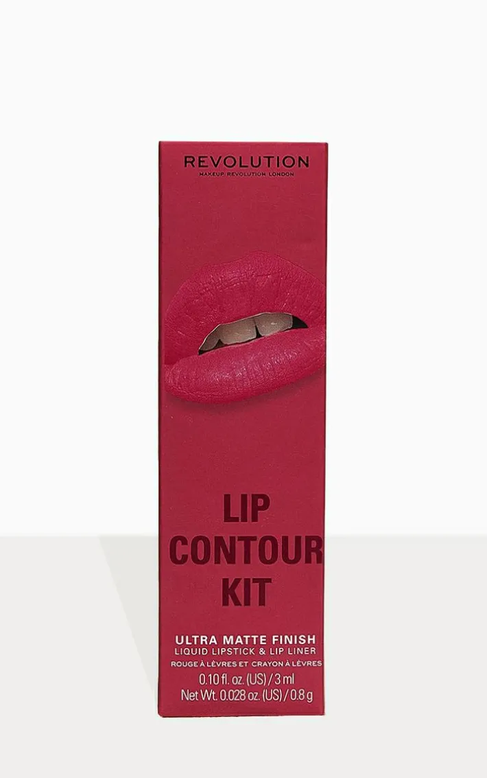 Makeup Revolution Lip Contour Kit Fierce Wine
