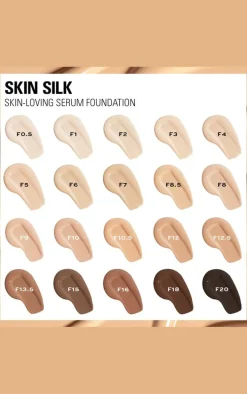 Makeup Revolution Skin Silk Serum Foundation F20