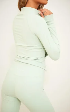 Matcha Green Sculpt Basic Leggings