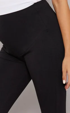 Maternity Basic Black Jersey Leggings