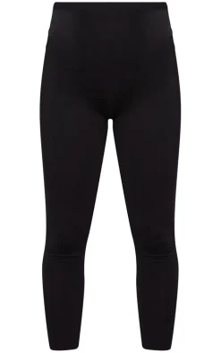 Maternity Basic Black Jersey Leggings