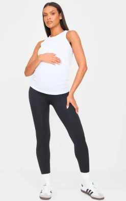 Maternity Black Bump Support Seamless Leggings