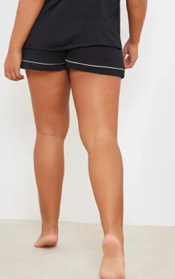 Maternity Black Mama Pajama Shorts
