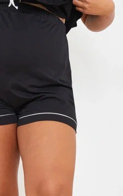 Maternity Black Mama Pajama Shorts