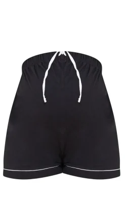 Maternity Black Mama Pajama Shorts