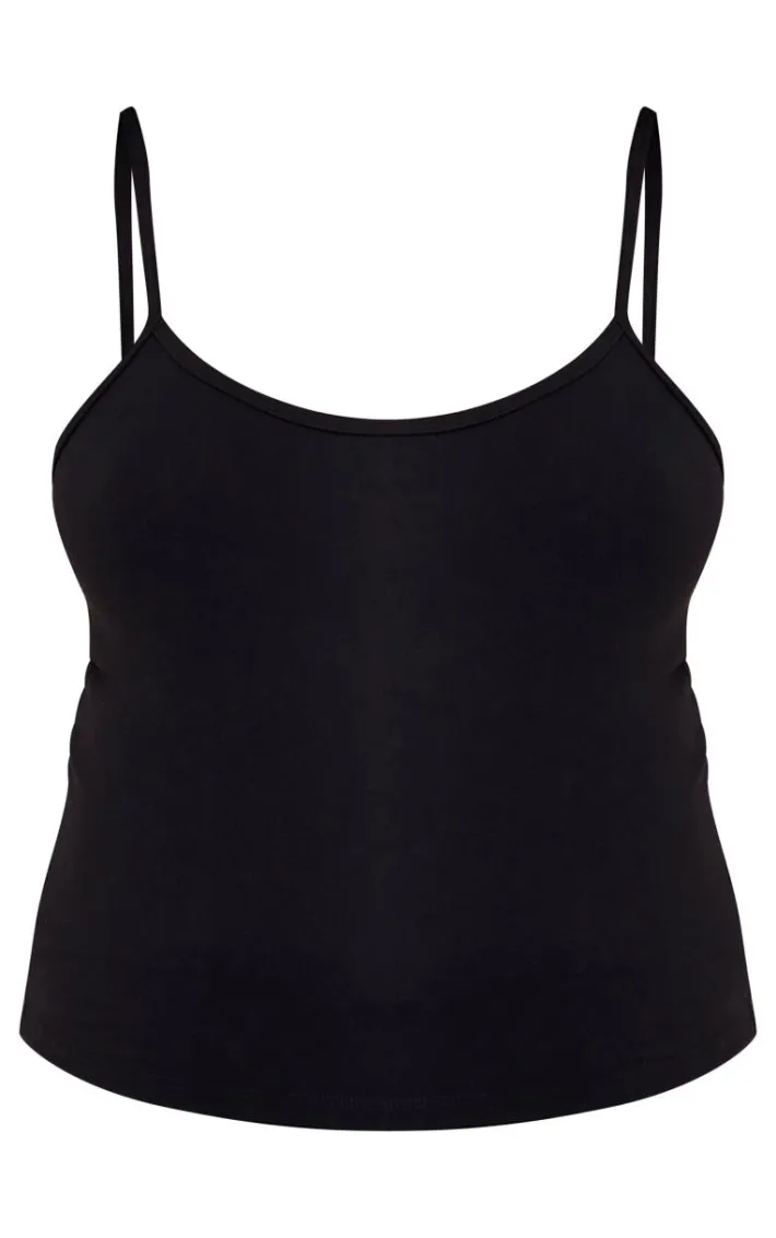 Maternity Black Snatched Sculpt Crop Top
