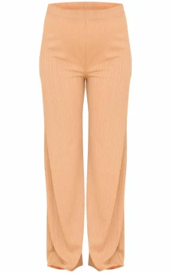 Maternity Camel Straight Leg Pants