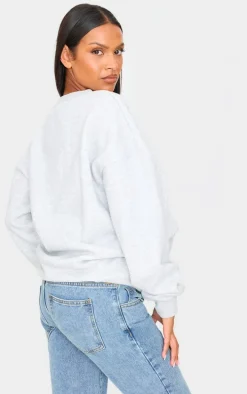 Maternity Grey Marl Basic Ultimate Sweatshirt