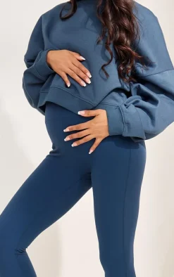 Maternity Navy Snatched Sculpt Leggings