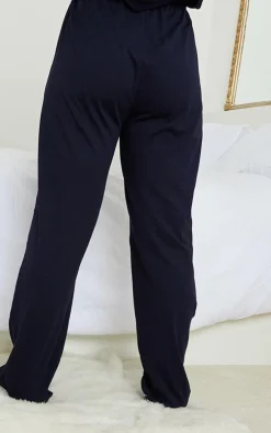 Maternity Navy Wide Leg Pj Pant