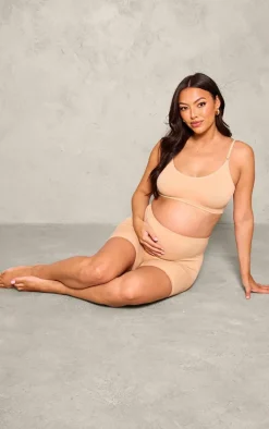 Maternity Nude Seamless Adjustable Nursing Bra