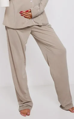 Maternity Sand Wide Leg PJ Pants