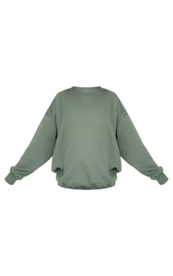 Maternity Sea Green Ultimate Oversized Sweatshirt