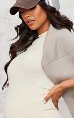 Maternity Stone Marl Short Sleeve T-shirt