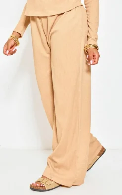 Maternity Stone Textured Wide Leg Floaty Pants