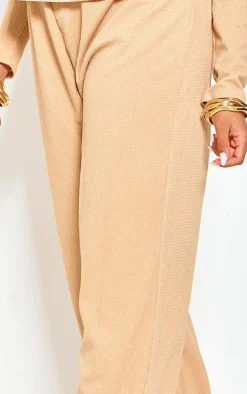 Maternity Stone Textured Wide Leg Floaty Pants