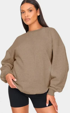 Maternity Taupe Ultimate Oversized Sweatshirt