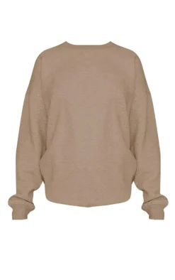 Maternity Taupe Ultimate Oversized Sweatshirt