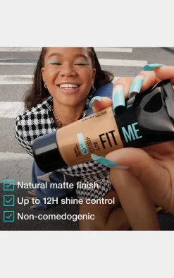 Maybelline Fit Me Matte & Poreless Full Coverage Foundation 112 Soft Beige
