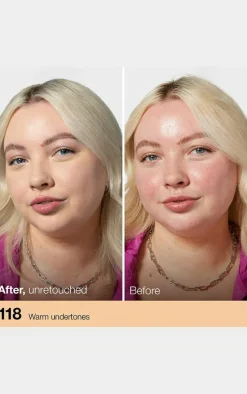 Maybelline Fit Me matte & Poreless Full Coverage Foundation 118 Light Beige