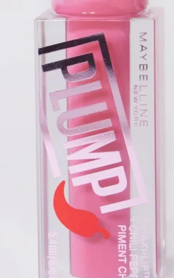 Maybelline Lifter Gloss Plumping Lip Gloss With Hyaluronic Acid and Chilli Pepper Pink Sting