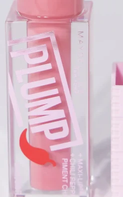 Maybelline Lifter Gloss Plumping Lip Gloss With Hyaluronic Acid and Chilli Pepper Blush Blaze