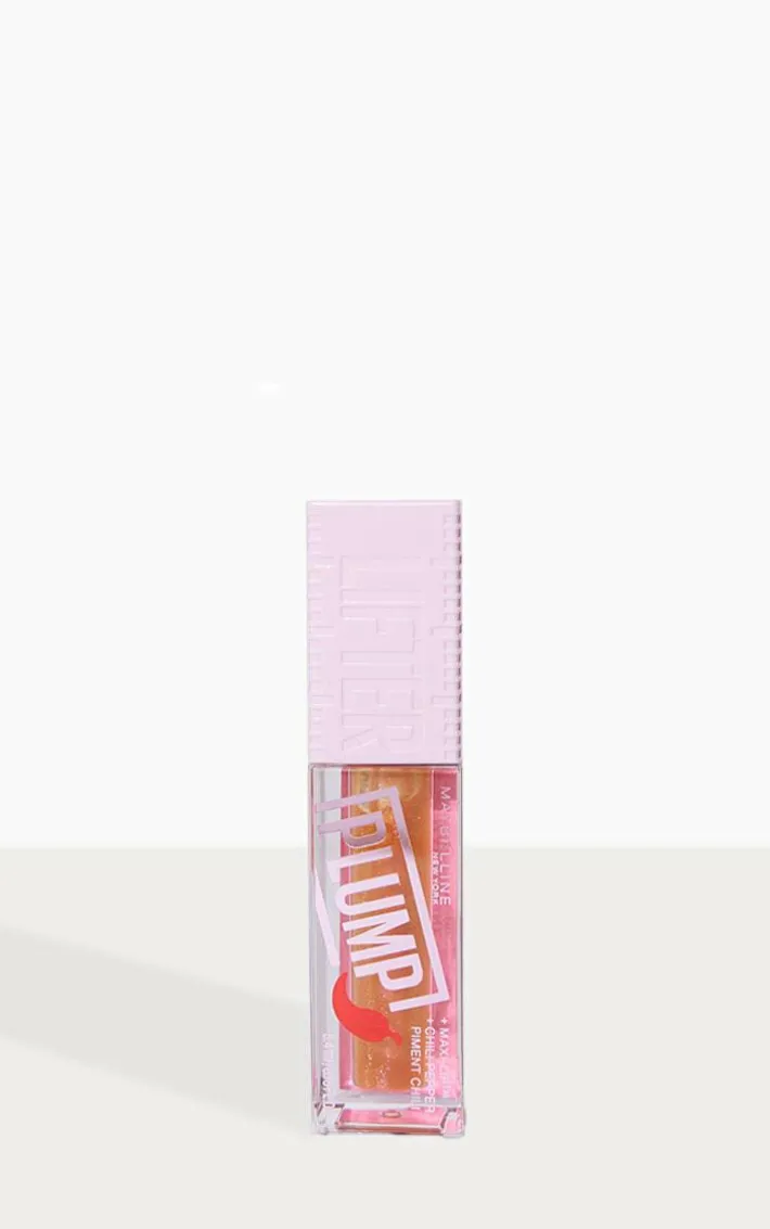 Maybelline Lifter Gloss Plumping Lip Gloss With Hyaluronic Acid and Chilli Pepper Hot Honey