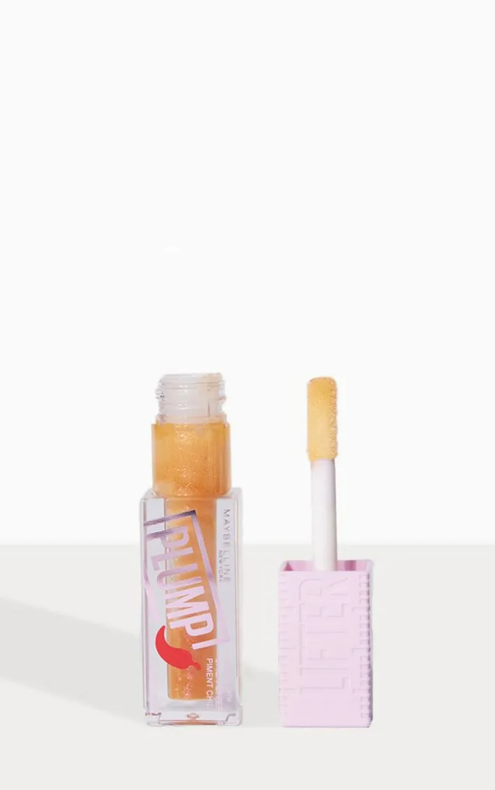 Maybelline Lifter Gloss Plumping Lip Gloss With Hyaluronic Acid and Chilli Pepper Hot Honey