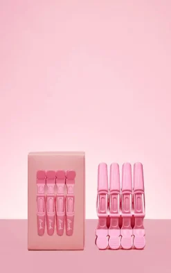 Mermade Hair Grip Clips Pink 4-pack
