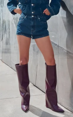 Mid Blue Wash Denim Hotpants