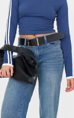 Mid Blue Wash Straight Leg Denim Jeans