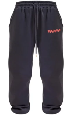 Midnight Blue PLT Studio Archive Puff Print Drawstring Cuffed Sweatpants