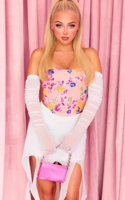 Multi Sequin Embroidered Boned Corset