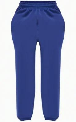 Navy Blue Cuffed Sweat High Waist Sweatpants