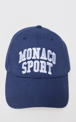 Navy 'Monaco' Cap