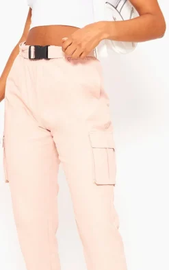 Nude Utility Belted Cargo Joggers
